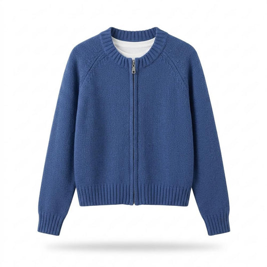 Allsaints Leather - Letir | Zip-Up Knitted Knit Cardigan Women