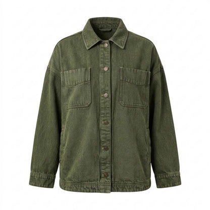 Allsaints Leather - Kemin | Washed Boxy-Fit Jacket Women