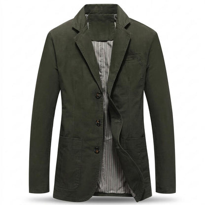Allsaints Leather - Nelor | Cotton Single-Breasted Blazer Men