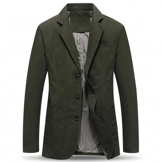 Allsaints Leather - Nelor | Cotton Single-Breasted Blazer Men
