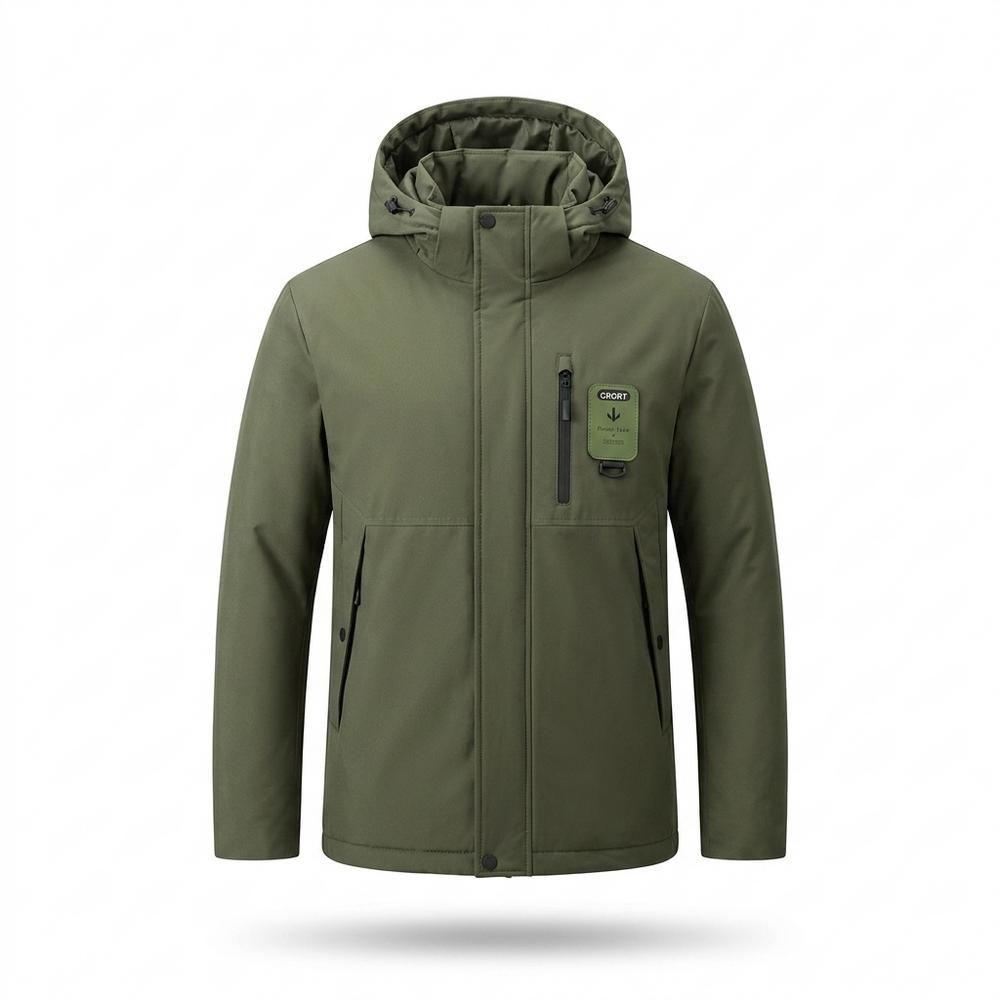 Allsaints Leather - Eldan | Hooded Insulated Jacket Men