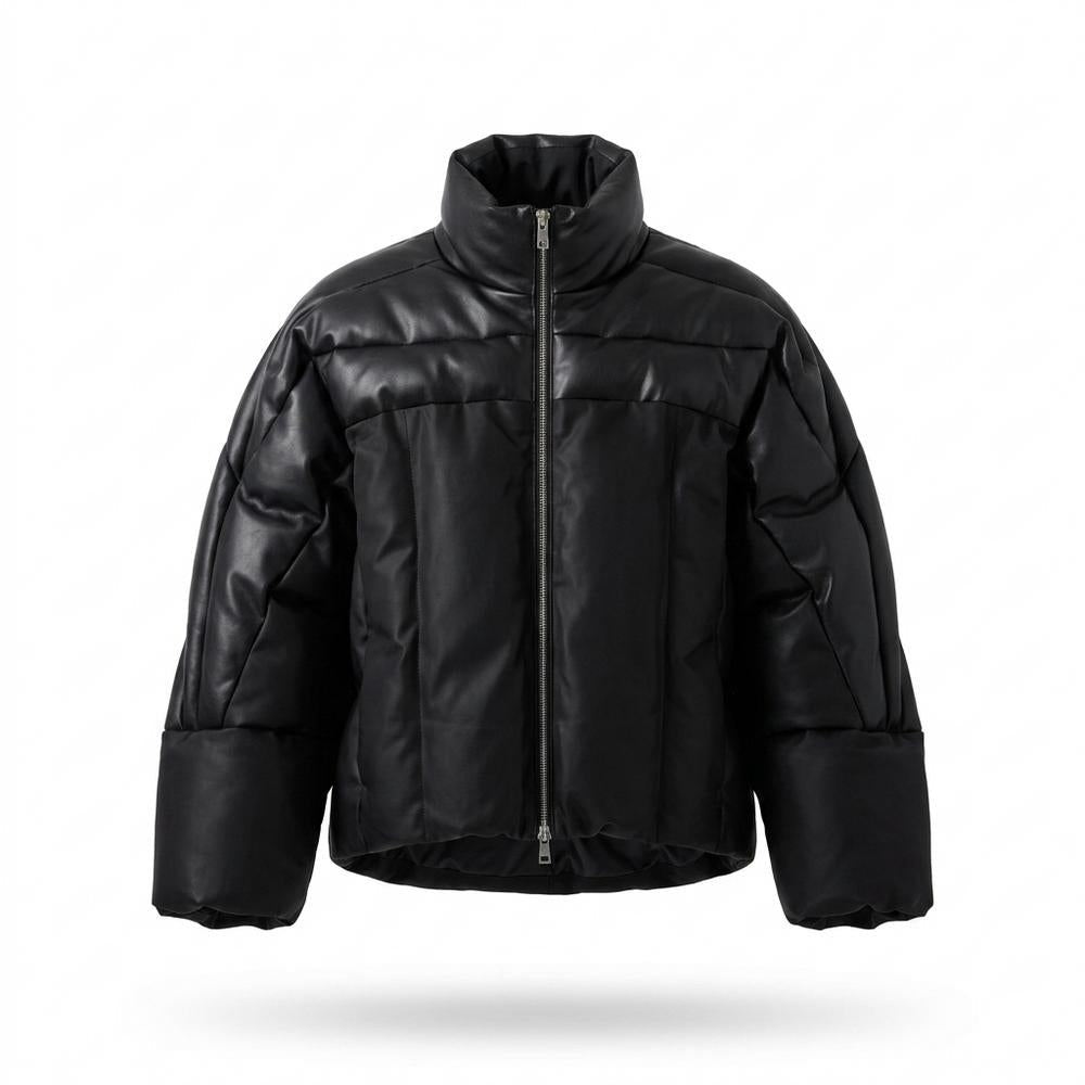 Allsaints Leather - Damor | Padded Faux-Leather Jacket Men