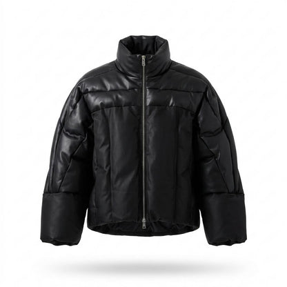 Allsaints Leather - Damor | Padded Faux-Leather Jacket Men
