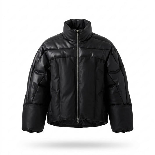 Allsaints Leather - Damor | Padded Faux-Leather Jacket Men