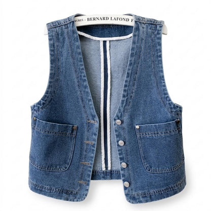 Allsaints Leather - Lerel | Sleeveless Button-Front Vest Women
