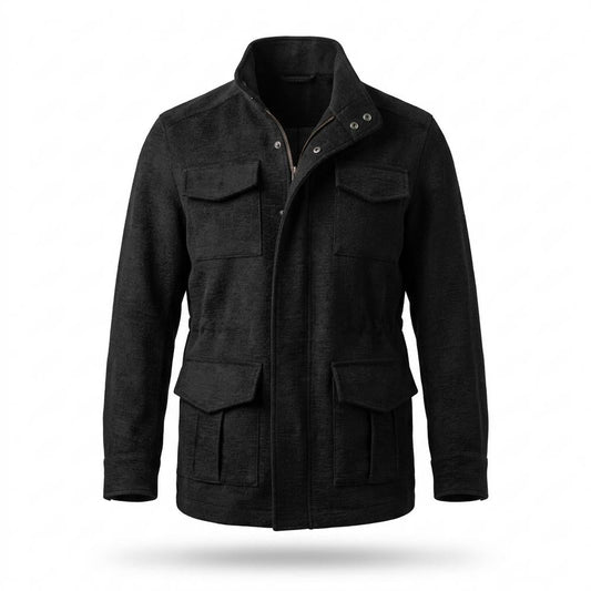 Allsaints Leather - Semon | Textured Four-Pocket Jacket Men
