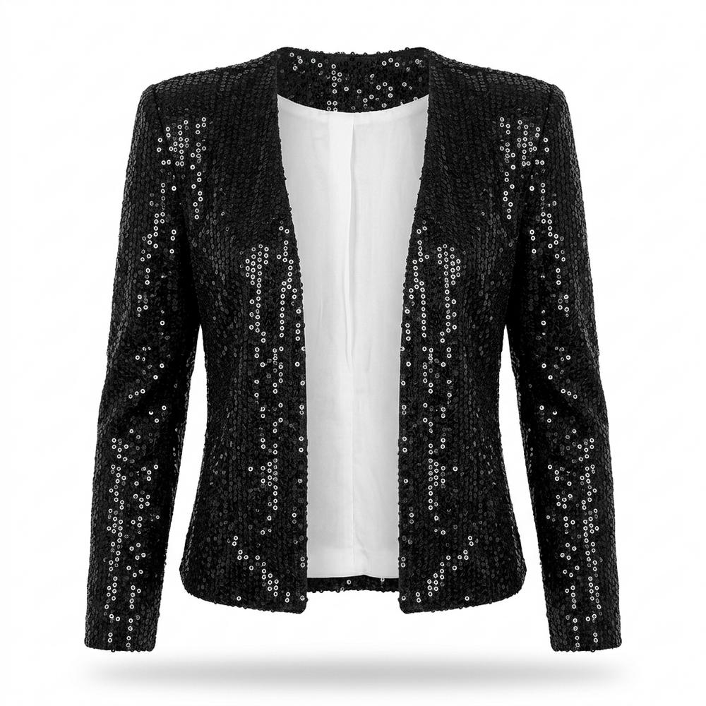 Allsaints Leather - Niram | Sequined Open-Front Blazer Women