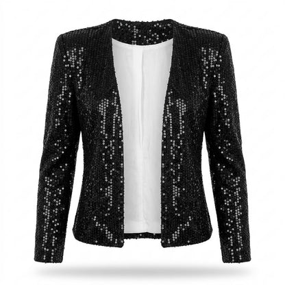 Allsaints Leather - Niram | Sequined Open-Front Blazer Women
