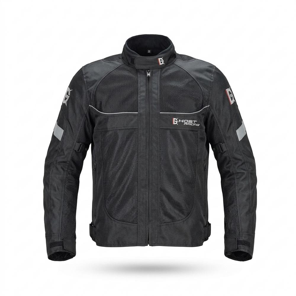Allsaints Leather - Neven | Mesh-Paneled Armored Jacket Men