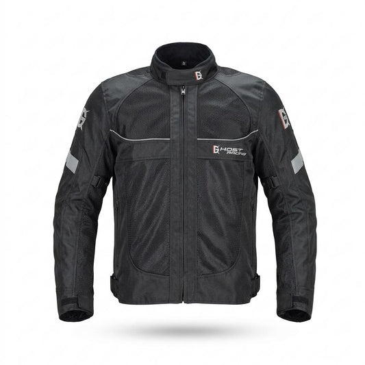 Allsaints Leather - Neven | Mesh-Paneled Armored Jacket Men
