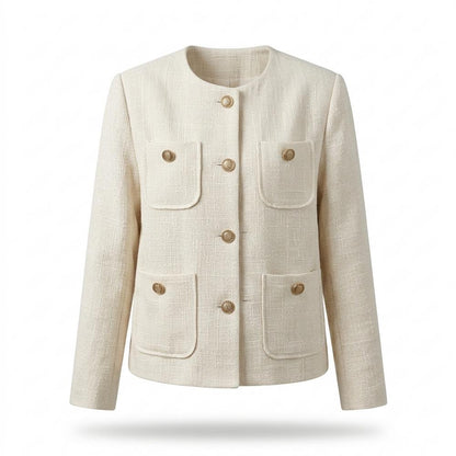 Allsaints Leather - Arvin | Textured Collarless Jacket Women