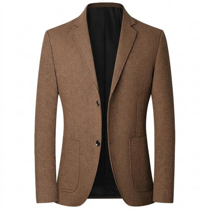 Allsaints Leather - Salen | Textured Tailored Blazer Men