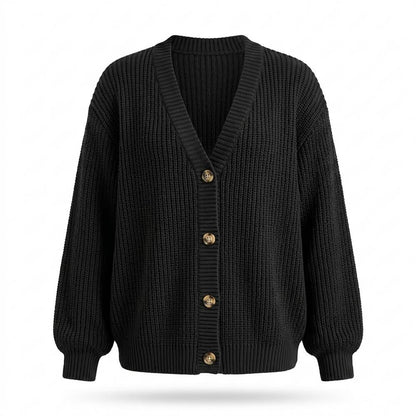 Allsaints Leather - Yolin | Rib-Knit Button-Front Knit Cardigan Women