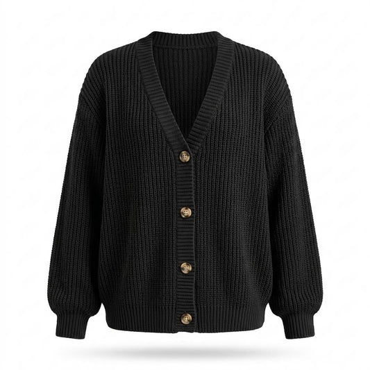 Allsaints Leather - Yolin | Rib-Knit Button-Front Knit Cardigan Women