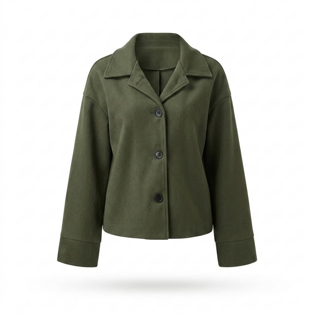 Allsaints Leather - Laron | Boxy-Fit Buttoned Jacket Women