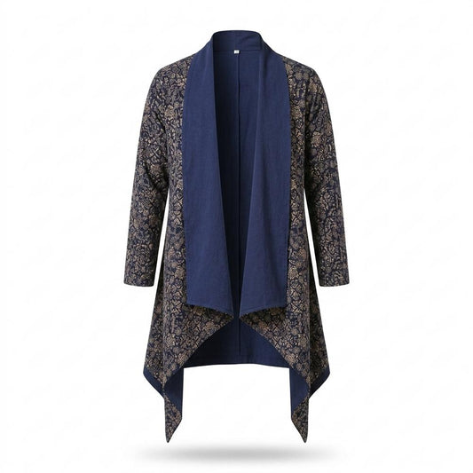 Allsaints Leather - Legik | Asymmetrical Patterned Cardigan Women