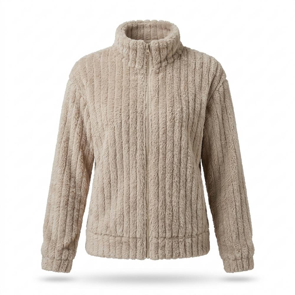 Allsaints Leather - Nonor | Ribbed Fleece Jacket Women