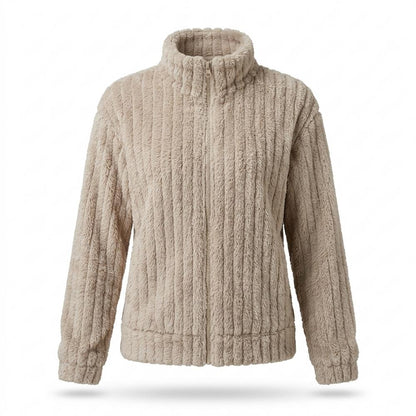 Allsaints Leather - Nonor | Ribbed Fleece Jacket Women