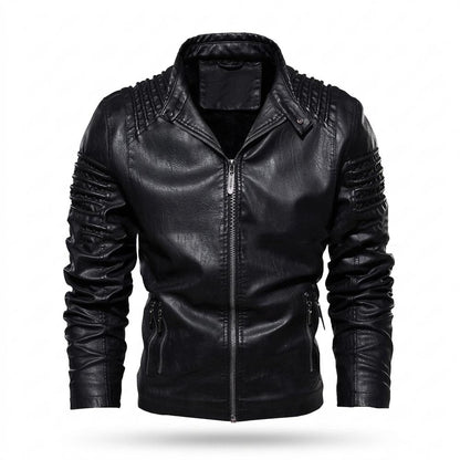 Allsaints Leather - Tinor | Quilted Lined Leather Jacket Men