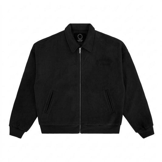 Allsaints Leather - Casel | Sueded Zip-Up Jacket Unisex