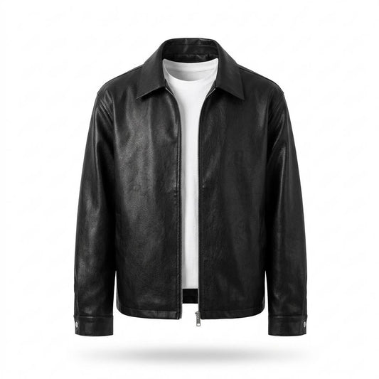 Allsaints Leather - Tilom | Grained Zip-Up Leather Jacket Men