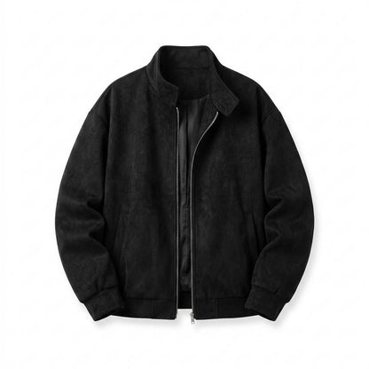 Allsaints Leather - Arnal | Suede-Effect Zip-Up Jacket Women