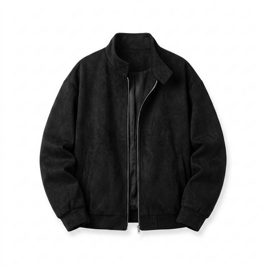 Allsaints Leather - Arnal | Suede-Effect Zip-Up Jacket Women