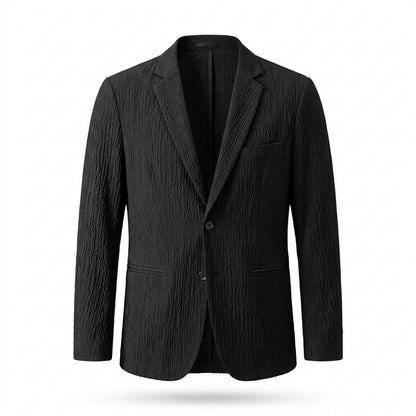 Allsaints Leather - Dasil | Textured Single-Breasted Blazer Men