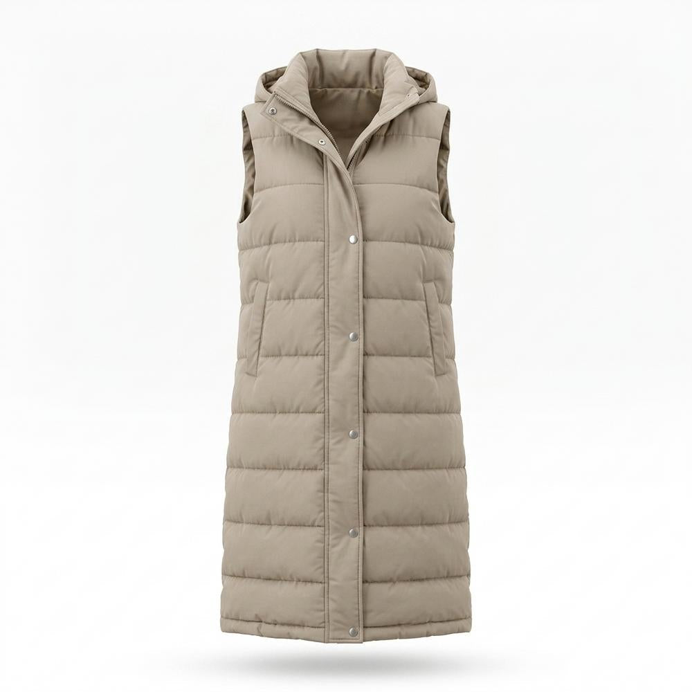 Allsaints Leather - Yonav | Quilted Hooded Vest Women