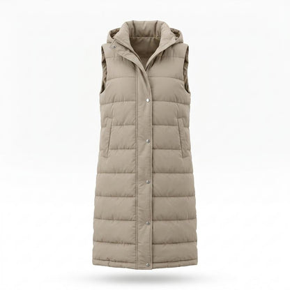 Allsaints Leather - Yonav | Quilted Hooded Vest Women