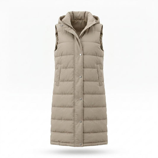Allsaints Leather - Yonav | Quilted Hooded Vest Women