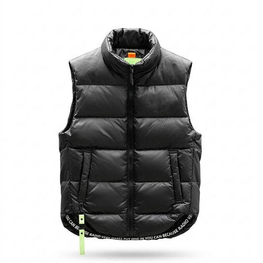 Allsaints Leather - Nobir | Quilted Stand-Collar Vest Men