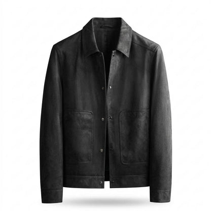 Allsaints Leather - Rarev | Suede Buttoned Jacket Men