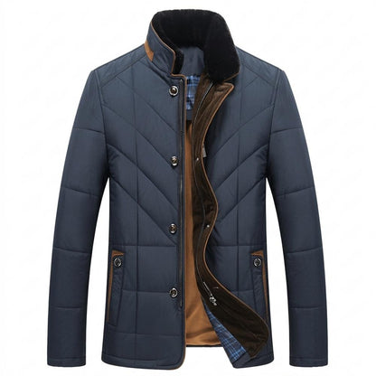 Allsaints Leather - Lyral | Quilted Lined Jacket Men