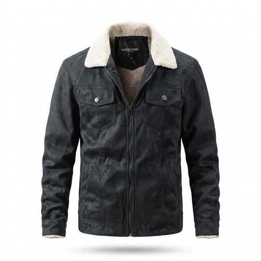 Allsaints Leather - Arken | Sherpa-Lined Zip-Up Jacket Men