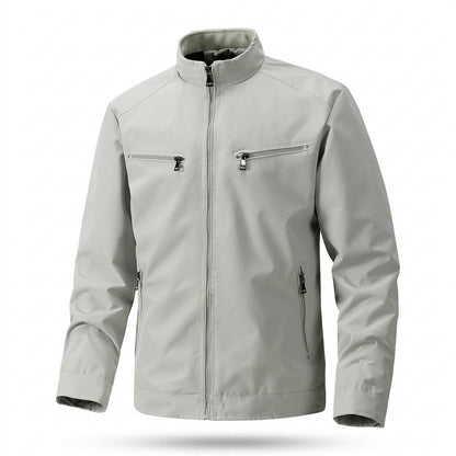 Allsaints Leather - Elsel | Zippered Stand-Collar Jacket Men