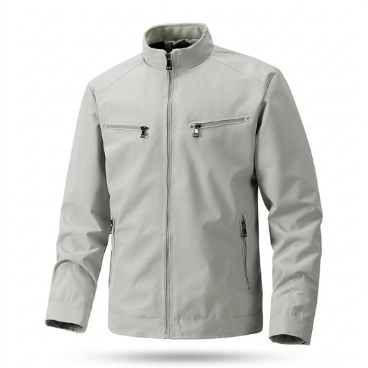 Allsaints Leather - Elsel | Zippered Stand-Collar Jacket Men