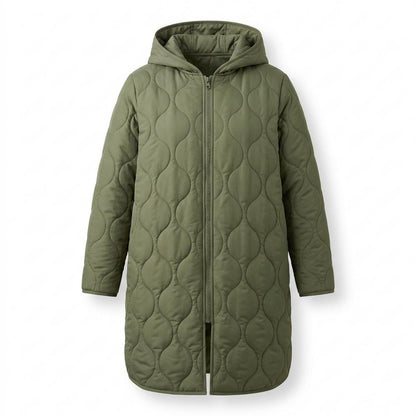 Allsaints Leather - Lalar | Quilted Hooded Coat Women