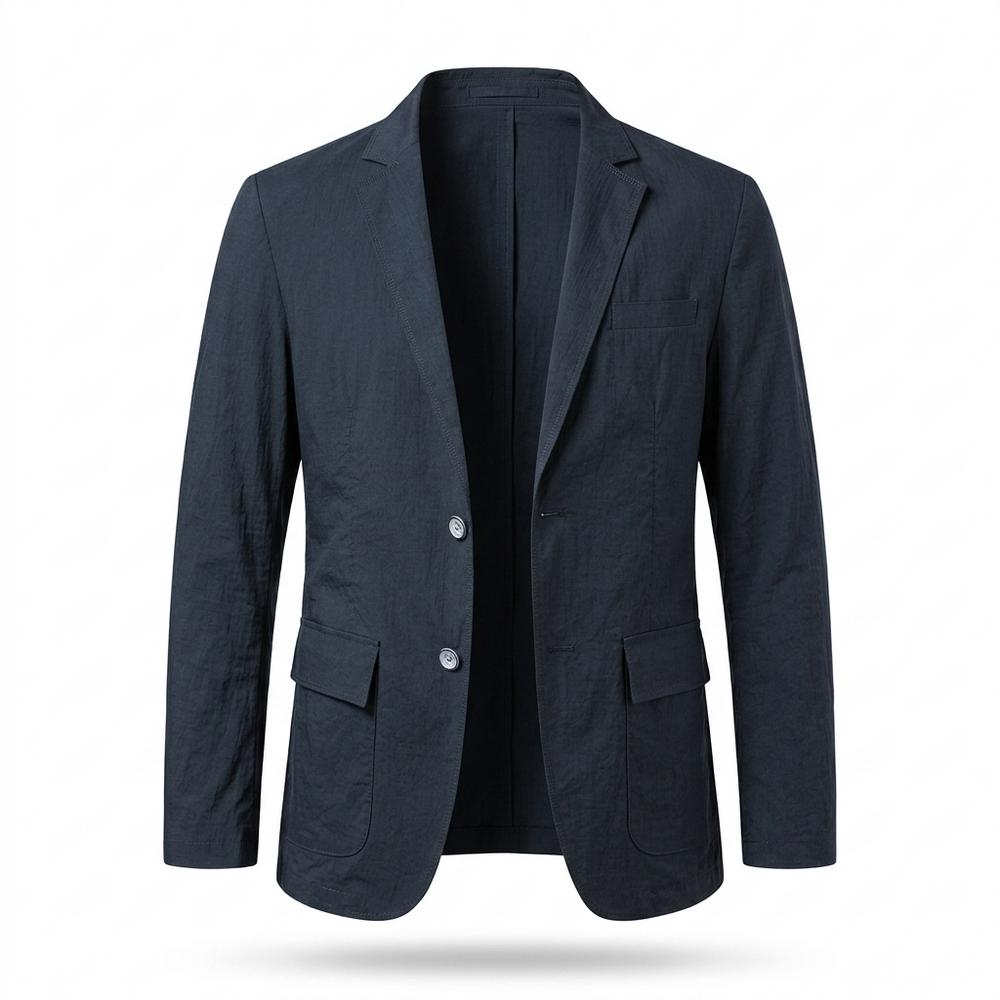 Allsaints Leather - Ketal | Single-Breasted Two-Button Blazer Men