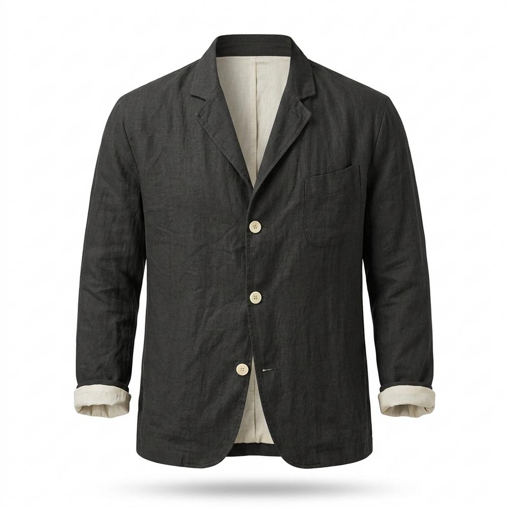 Allsaints Leather - Ellom | Cotton-Blend Three-Button Blazer Men