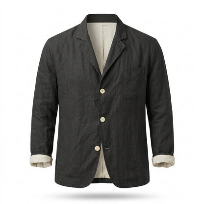 Allsaints Leather - Ellom | Cotton-Blend Three-Button Blazer Men