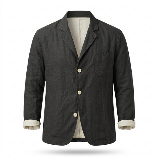 Allsaints Leather - Ellom | Cotton-Blend Three-Button Blazer Men