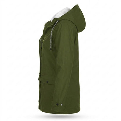 Allsaints Leather - Riser | Lined Hooded Jacket Women