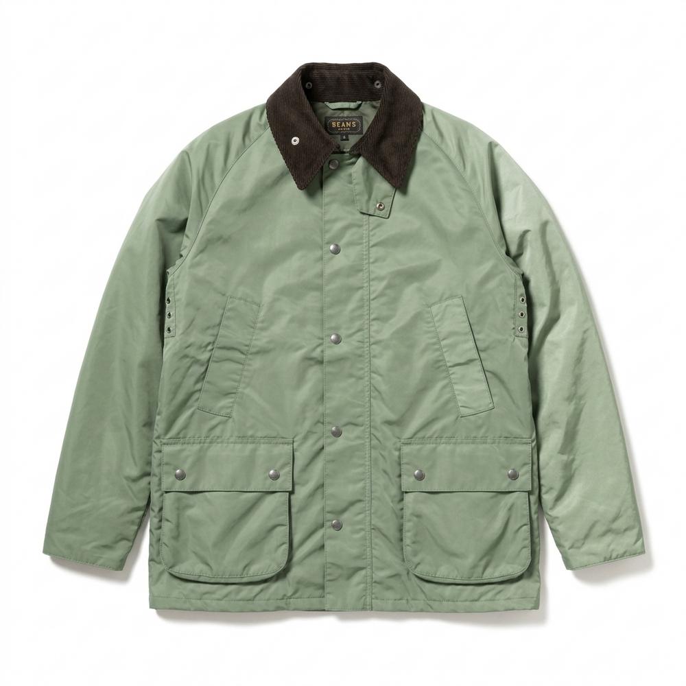 Allsaints Leather - Vasil | Corduroy-Collar Snap-Button Jacket Men
