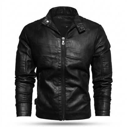 Allsaints Leather - Lotur | Zip-Up Quilted Leather Jacket Men