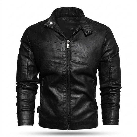 Allsaints Leather - Lotur | Zip-Up Quilted Leather Jacket Men