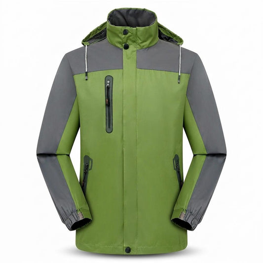 Allsaints Leather - Veran | Hooded Water-Repellent Jacket Men