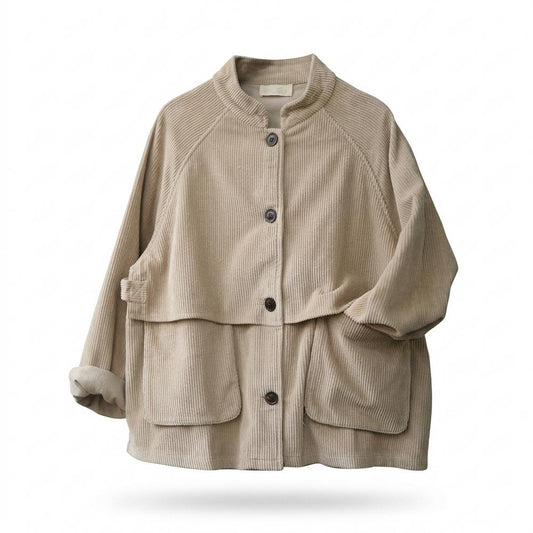 Allsaints Leather - Yodar | Corduroy Stand-Collar Jacket Women