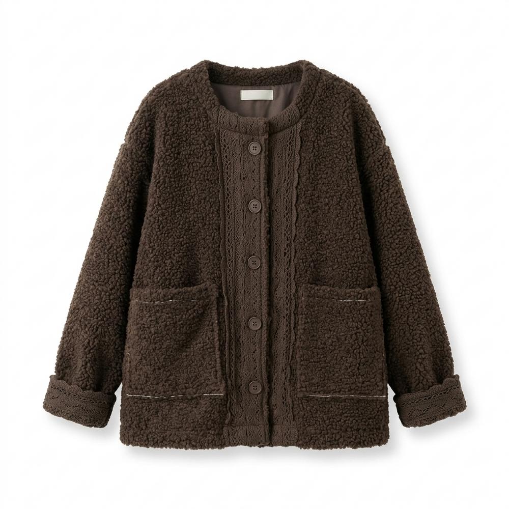 Allsaints Leather - Sehal | Boucle Collarless Jacket Women
