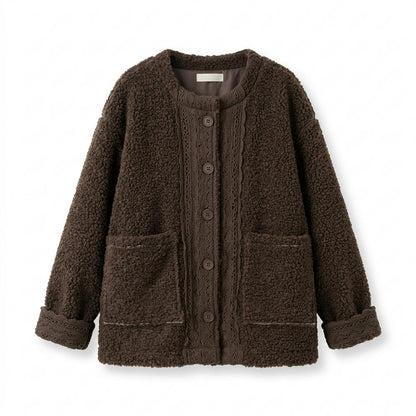 Allsaints Leather - Sehal | Boucle Collarless Jacket Women